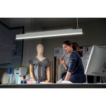 Osram - LED Dimmable cable-suspended pendant light OFFICE LINE LED/42W/230V 4000K 112,6 cm white