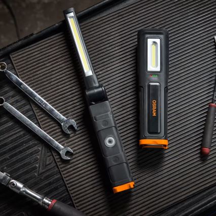 Osram - Dimmable Rechargeable LED Inspection Lamp LEDINSPECT WIRE-FREE PRO 600 LED/5W/3,7V IP54 2600 mAh