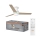 Osram - Dimmable LED RGB ceiling fan NORDES LED/18W/230V 3000-6500K + remote control