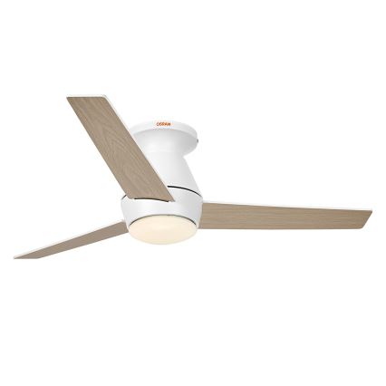 Osram - Dimmable LED RGB ceiling fan NORDES LED/18W/230V 3000-6500K + remote control