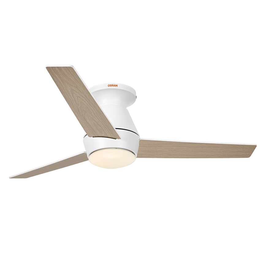 Osram - Dimmable LED RGB ceiling fan NORDES LED/18W/230V 3000-6500K + remote control