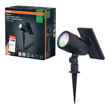 Osram - Dimmable LED RGBW Solar Lamp SMART+ SOLAR LED/0,6W/3,7V 2000 mAh 3000-6500K IP44