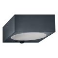 Osram - Dimmable LED solar wall light with sensor ENDURA STYLE LED/10,7W/4,2V 2000 mAh IP65 anthracite