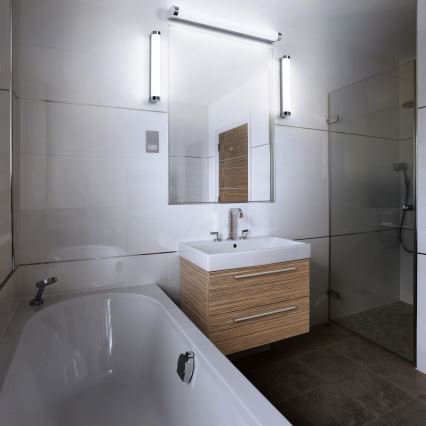 Osram - ORBIS TUBE LED/12W/230V 60 cm IP44 Dimmable LED Mirror Light, Polished Chrome