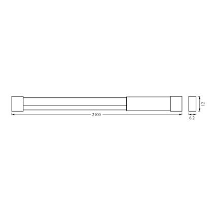 Osram - LED RGBW Dimmable Strip NEON FLEX 2m LED/4W/5V + remote control