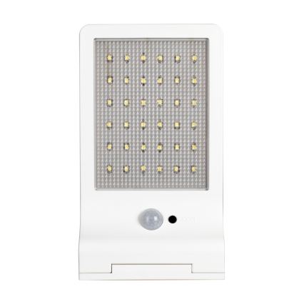 Osram - DOORLED LED Solar Wall Light with Sensor, 3W/3.3V, 2000 mAh, IP44, White