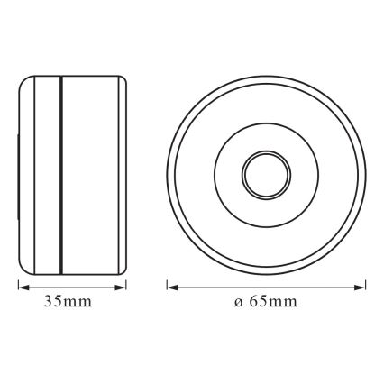 Osram - DOT-IT LED Dimmable Night Light/0,45W/5V 500 mAh White