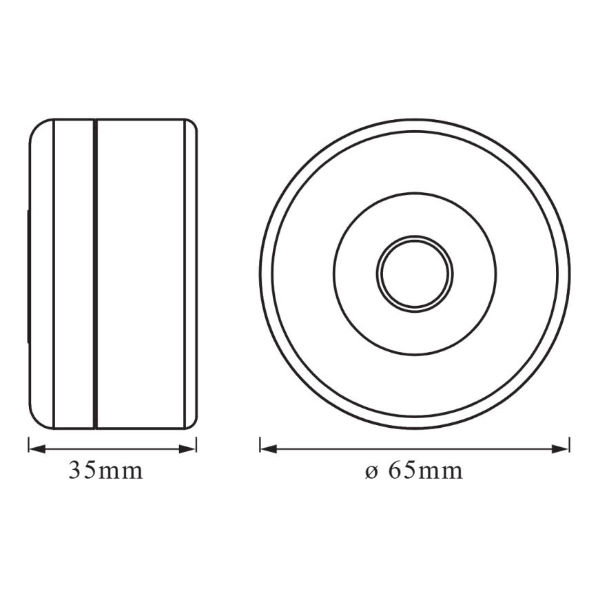 Osram - DOT-IT LED Dimmable Night Light/0,45W/5V 500 mAh White