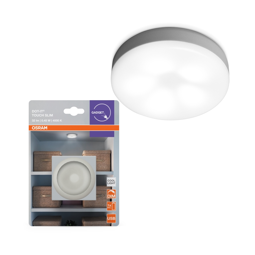 Osram - DOT-IT Dimmable LED Night Light 0.45W/5V 500 mAh White