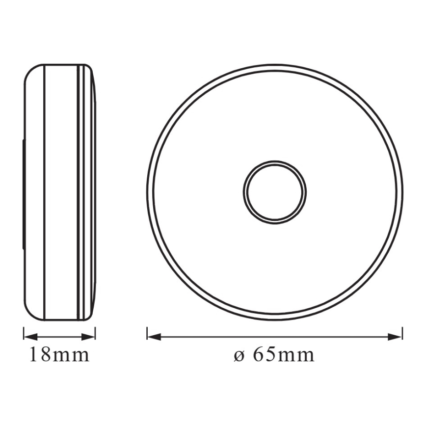 Osram - DOT-IT Dimmable LED Night Light 0.45W/5V 500 mAh White