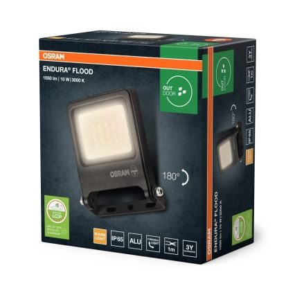 Osram - ENDURA LED Floodlight 10W/230V 3000K IP65