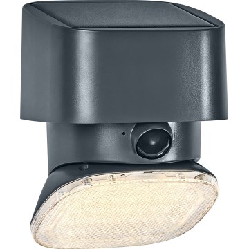 Osram - ENDURA STYLE LED solar wall light with sensor LED/10,3W/4,2V 2000 mAh IP54 anthracite