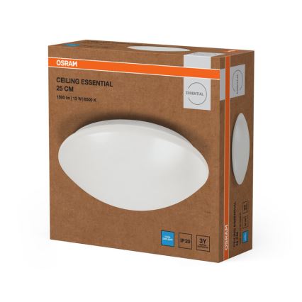 Osram - ESSENTIAL LED Ceiling Luminaire, 13W/230V, 6500K, dia. 25 cm