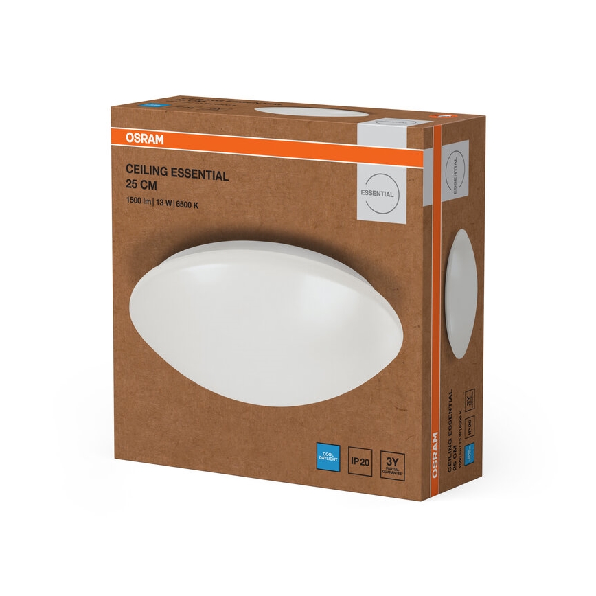 Osram - ESSENTIAL LED Ceiling Luminaire, 13W/230V, 6500K, dia. 25 cm