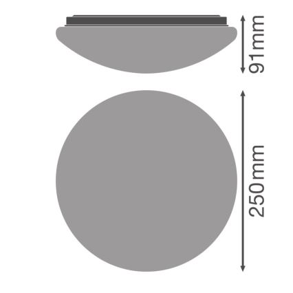 Osram - ESSENTIAL LED Ceiling Luminaire, 13W/230V, 6500K, dia. 25 cm
