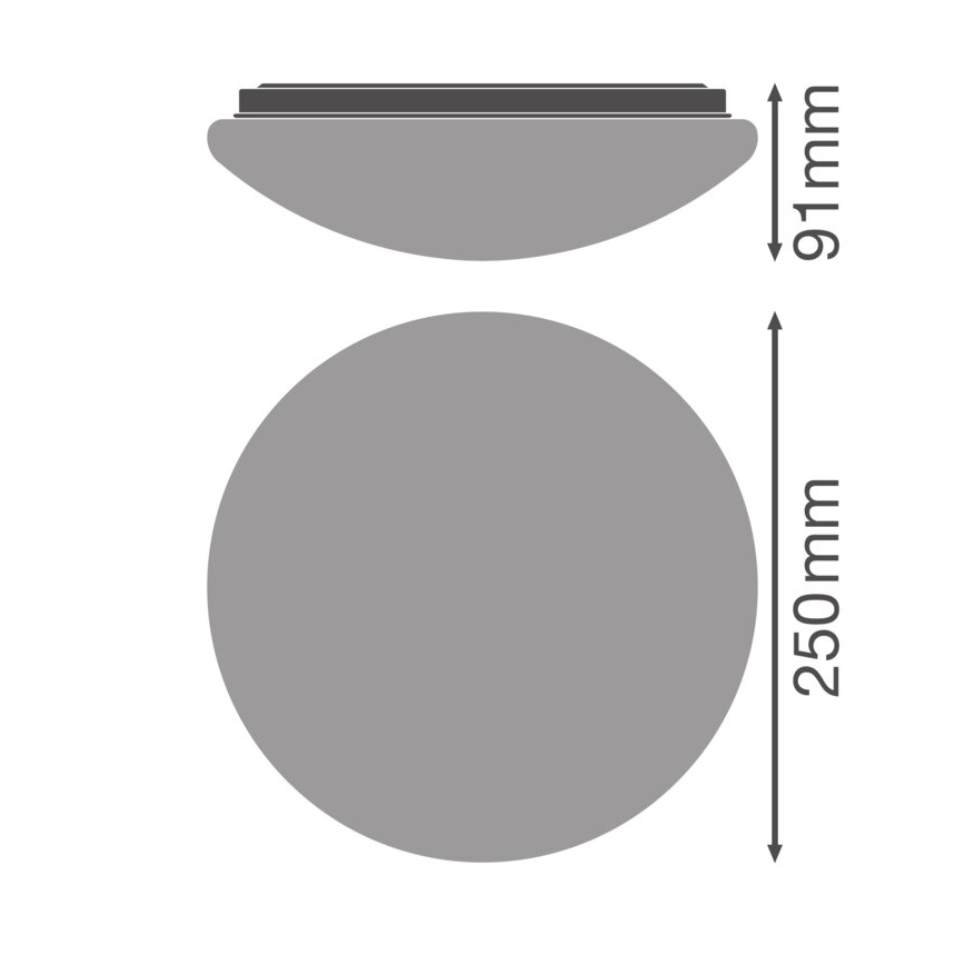 Osram - ESSENTIAL LED Ceiling Luminaire, 13W/230V, 6500K, dia. 25 cm