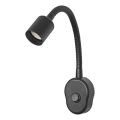 Osram - Flexible wall lamp PLUG TUBE FLEX 1xGU10/5W/230V black