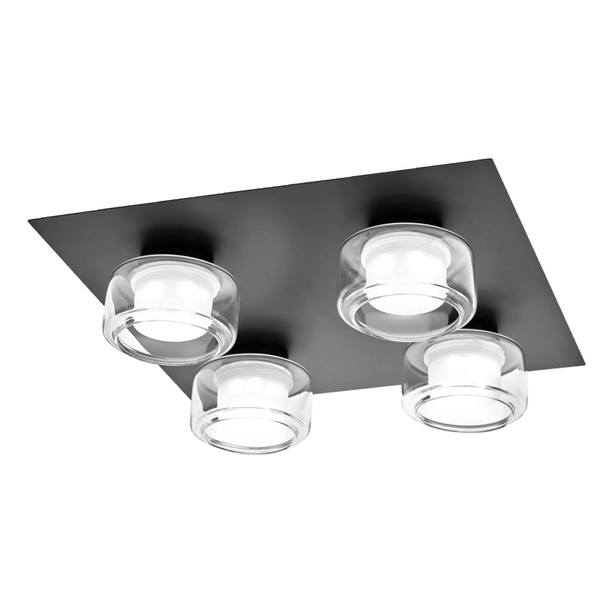 Osram - LED Bathroom Ceiling Light ORBIS FLAME 4xLED/5,5W/230V 3000/4000K IP44 black