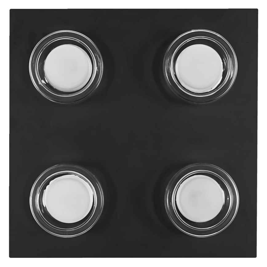 Osram - LED Bathroom Ceiling Light ORBIS FLAME 4xLED/5,5W/230V 3000/4000K IP44 black