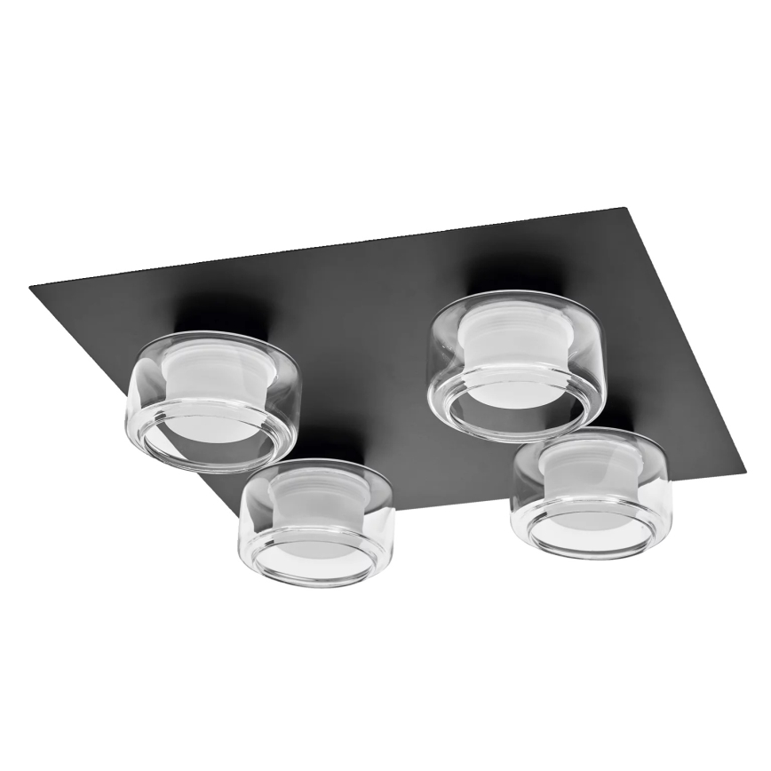 Osram - LED Bathroom Ceiling Light ORBIS FLAME 4xLED/5,5W/230V 3000/4000K IP44 black