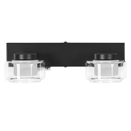 Osram - LED Bathroom Wall Light ORBIS FLAME 2xLED/5.5W/230V 3000/4000K IP44 black