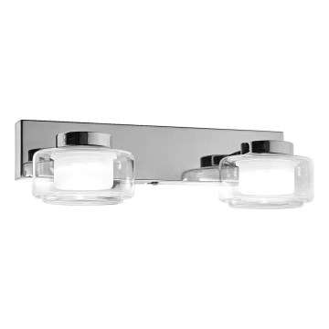 Osram - LED Bathroom Wall Light ORBIS FLAME 2xLED/5.5W/230V 3000/4000K IP44 Polished Chrome