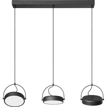 Osram - LED cable pendant DECOR PUCK 3xLED/12W/230V Black