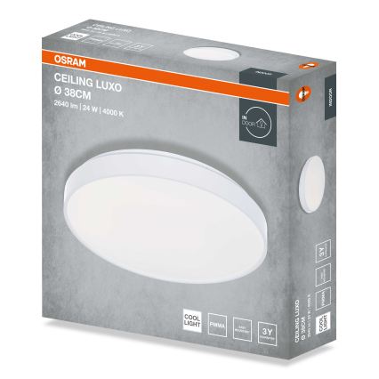 Osram - LED ceiling light CEILING LUXO LED/24W/230V Ø 38 cm white
