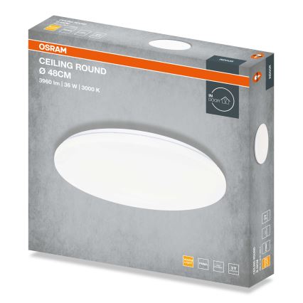 Osram - LED Ceiling Light CEILING ROUND LED/36W/230V 3000K Ø 48 cm White