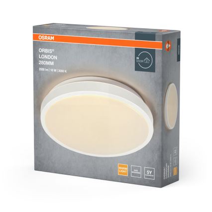 Osram - LED Ceiling Light ORBIS LONDON LED/16W/230V Ø 28 cm white
