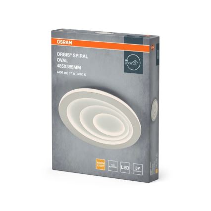 Osram - LED Ceiling Light ORBIS SPIRAL LED/37W/230V White