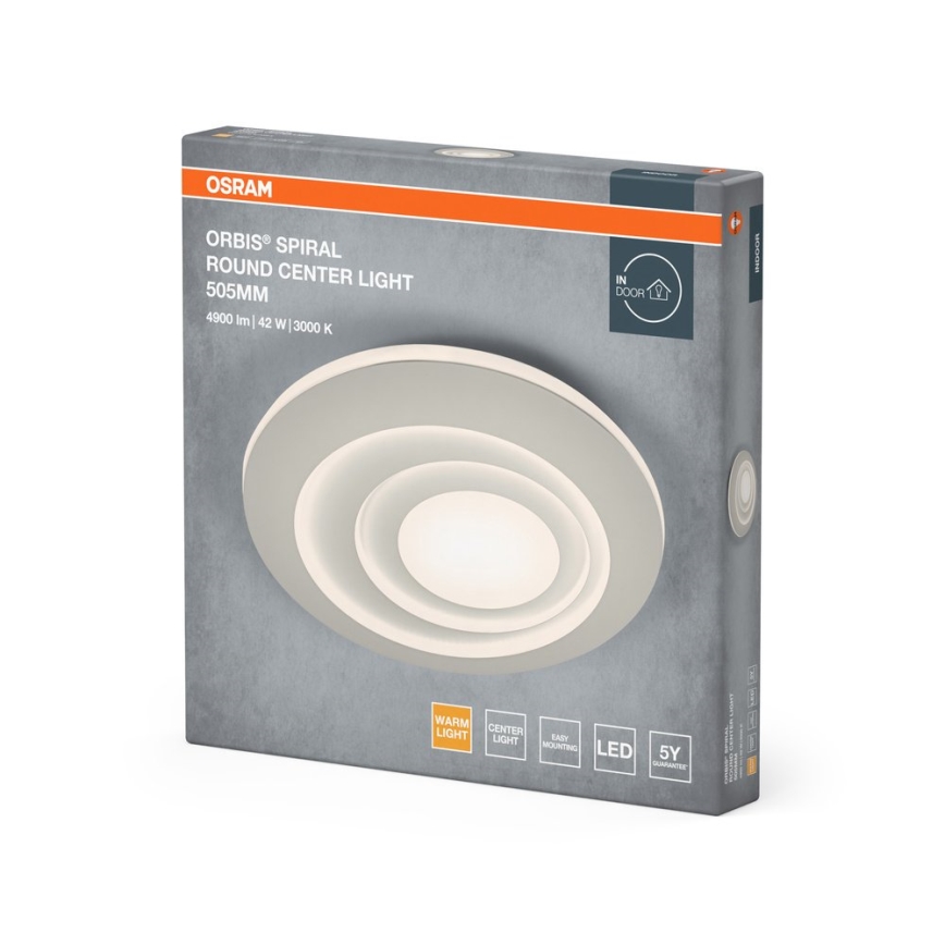 Osram - LED Ceiling Light ORBIS SPIRAL LED/42W/230V Ø 50.5 cm White