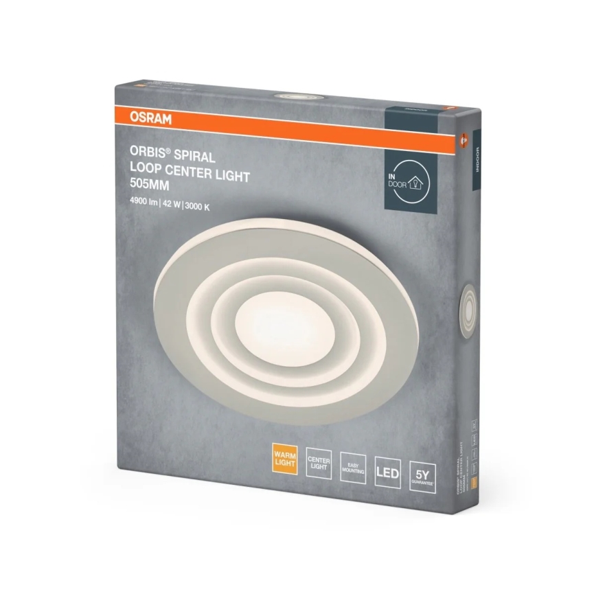 Osram - LED Ceiling Light ORBIS SPIRAL LED/42W/230V Ø 50.5 cm White