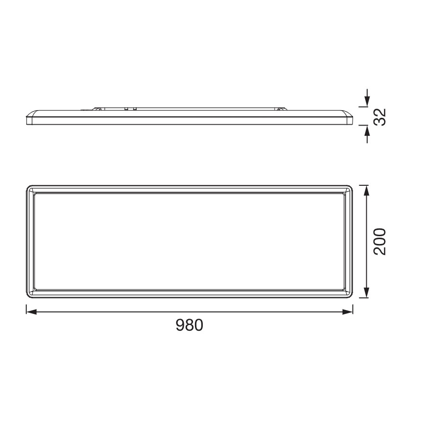 Osram - LED ceiling light PLANON EASYFIX LED/30W/230V 2800/4000/6000K IP54 white