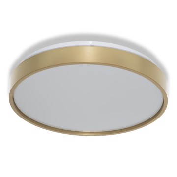 Osram - LED Ceiling Light with Dusk Sensor CEILING LUXO LED/18W/230V Ø 32 cm Gold