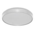 Osram - LED ceiling light with dusk sensor CEILING LUXO LED/24W/230V Ø 38 cm silver