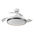 Osram - LED ceiling light with integrated fan CEILING FAN LED/66W/230V 3000/4000/6500K white + remote control