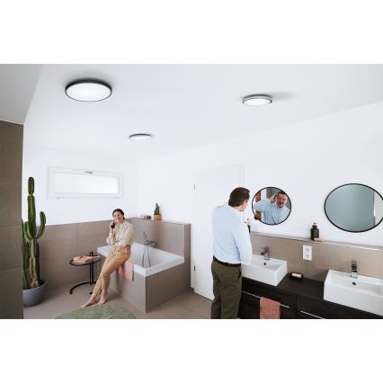 Osram - Dimmable LED Bathroom Ceiling Light SMART+ DISC LED/18W/230V 3000-6500K IP44 Wi-Fi