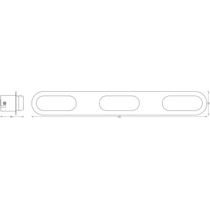 Osram - Dimmable LED Bathroom Wall Light SMART+ DUPLO LED/20W/230V 3000-6500K IP44 Wi-Fi