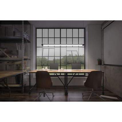 Osram - OFFICE LINE Dimmable LED Cable-Hung Pendant, 40W, 230V, 4000K, 120 cm, Black