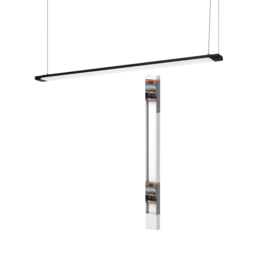 Osram - OFFICE LINE Dimmable LED Cable-Hung Pendant, 40W, 230V, 4000K, 120 cm, Black
