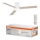 Osram - LED dimmable ceiling fan BLADE LED/18W/230V 3000/4000/6000K + remote control
