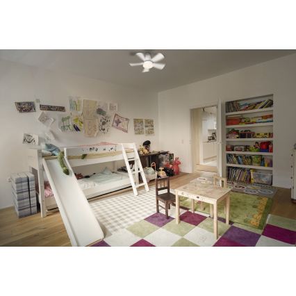 Osram - Dimmable LED ceiling fan LESTE LED/15W/230V 3000/4000/6500K + remote control