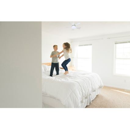 Osram - Dimmable LED ceiling fan LESTE LED/15W/230V 3000/4000/6500K + remote control