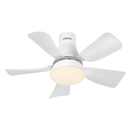 Osram - Dimmable LED ceiling fan LESTE LED/15W/230V 3000/4000/6500K + remote control