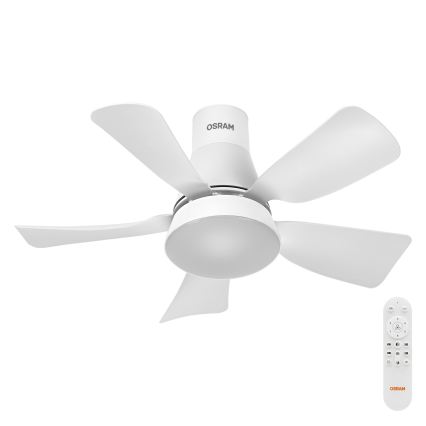 Osram - Dimmable LED ceiling fan LESTE LED/15W/230V 3000/4000/6500K + remote control