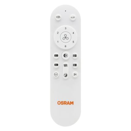 Osram - Dimmable LED ceiling fan LESTE LED/15W/230V 3000/4000/6500K + remote control