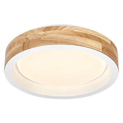 Osram - Dimmable LED ceiling light MARIANO LED/16W/230V Ø 31 cm oak/white