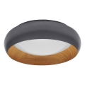 Osram - LED Dimmable Ceiling Light ORBIS LIVIA LED/16W/230V Ø 30 cm Anthracite/Brown
