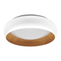 Osram - LED Dimmable Ceiling Light ORBIS LIVIA LED/16W/230V Ø 30 cm White/Brown